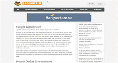 Desktop Screenshot of lagenhet.se